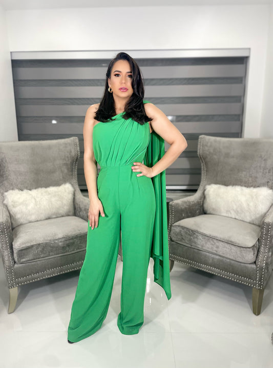 Drape Tail Jumpsuit